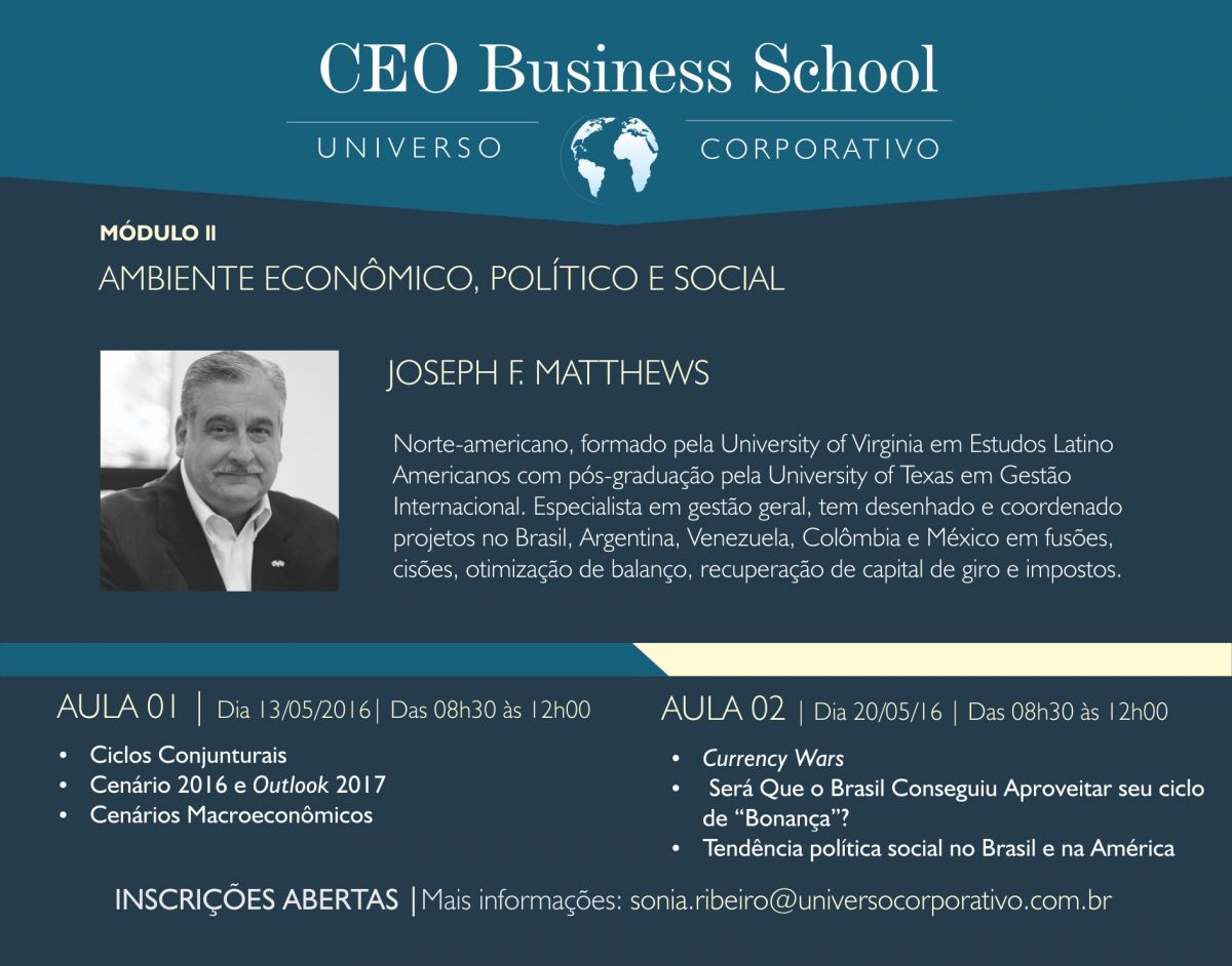 CEO Business School - Economic, Political and Social Environment