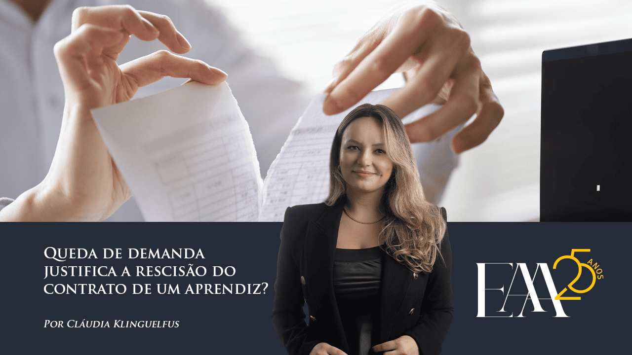 (Português) Queda de demanda justifica a rescisão do contrato de um aprendiz?
